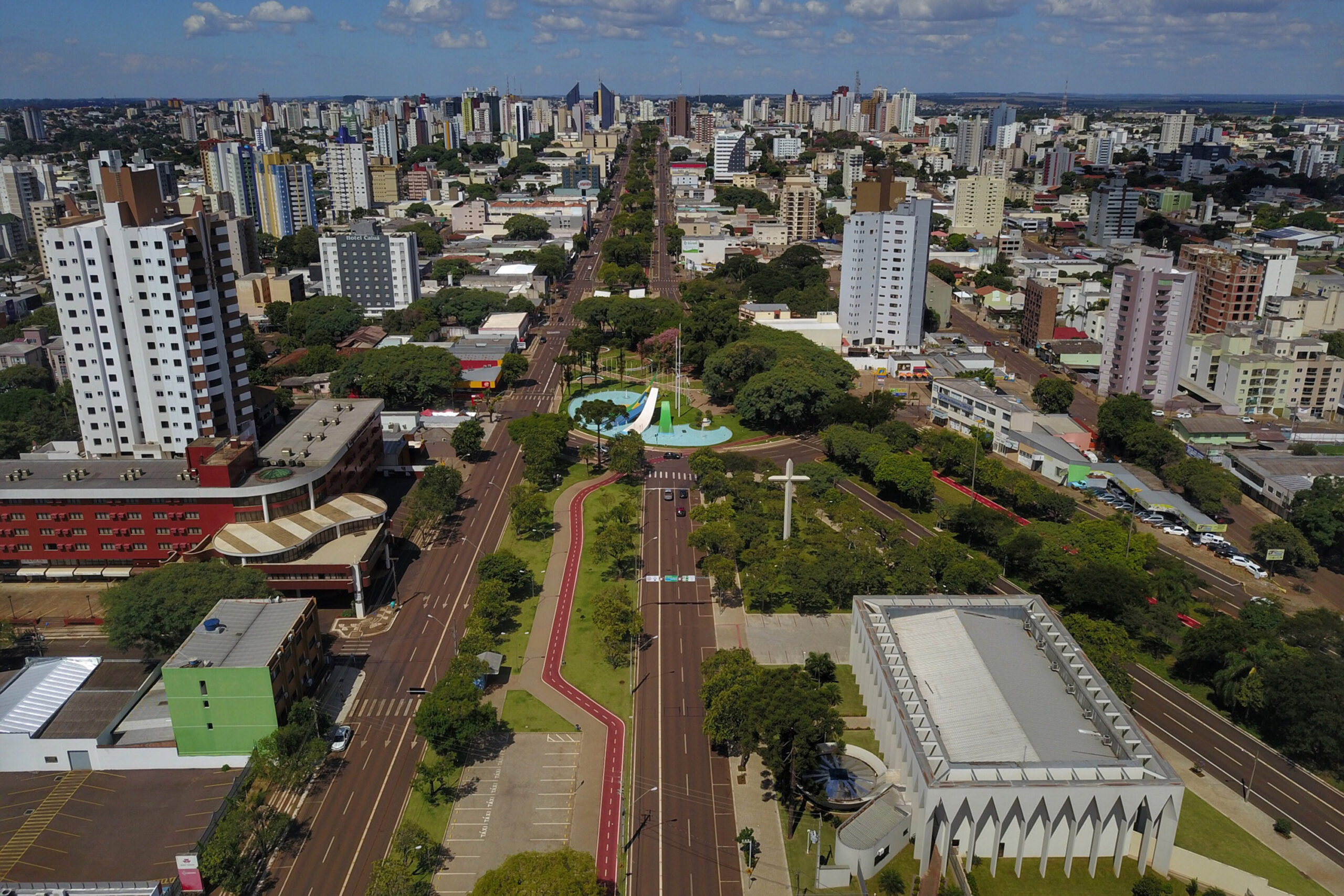 Os vários acessos que levam ao Alto das Torres